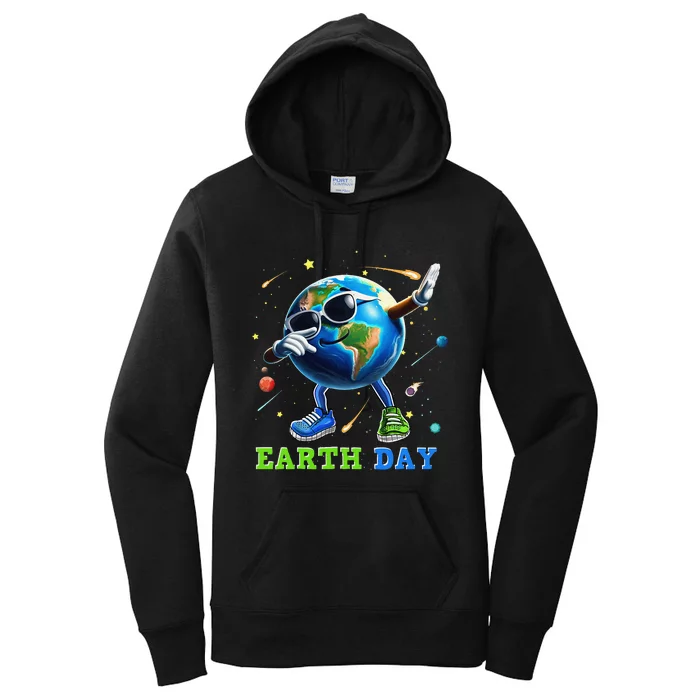 Earth Day 2024 Funny Earth Day Dab Women's Pullover Hoodie