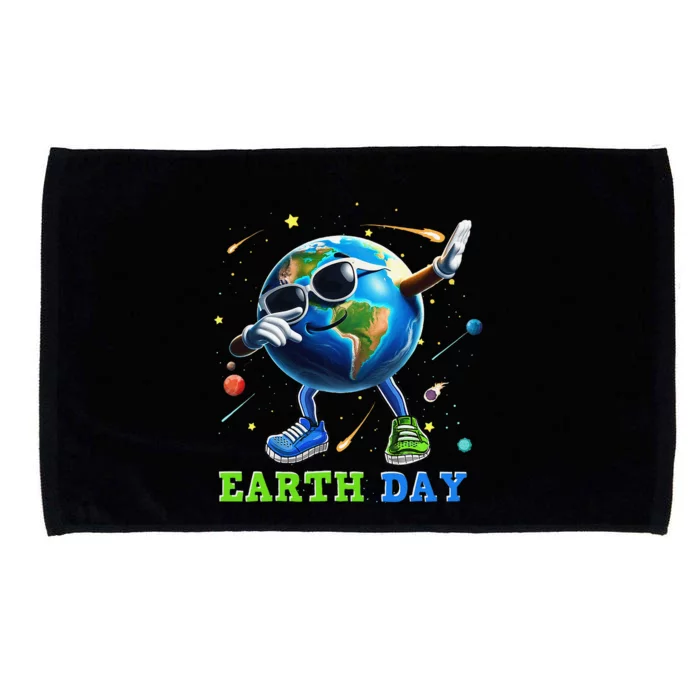 Earth Day 2024 Funny Earth Day Dab Microfiber Hand Towel