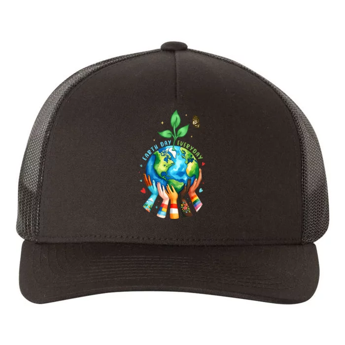 Earth Day 2024 Everyday Protect Environment Save The Planet Yupoong Adult 5-Panel Trucker Hat