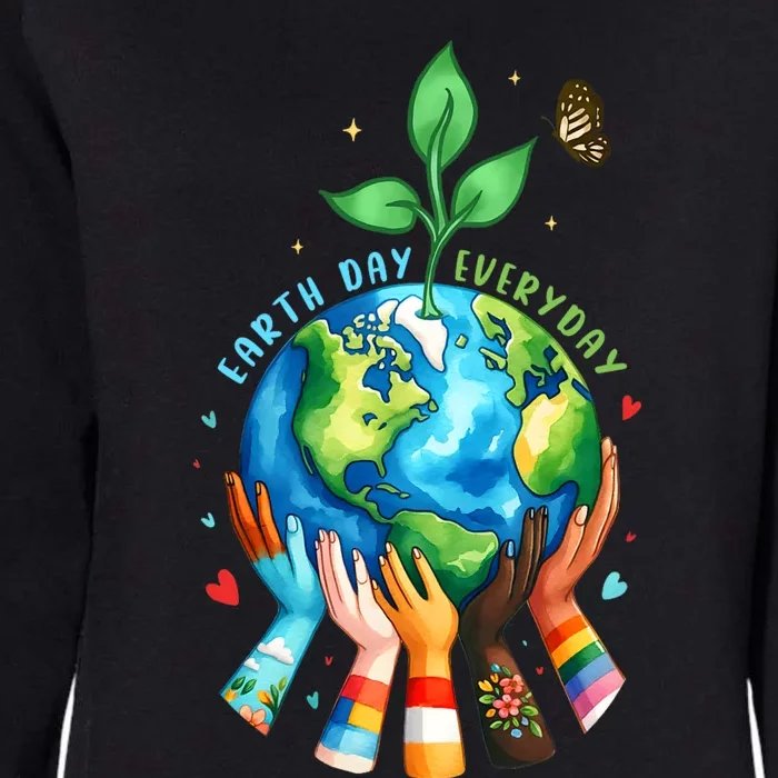 Earth Day 2024 Everyday Protect Environment Save The Planet Womens California Wash Sweatshirt