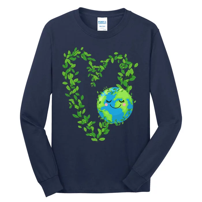 Earth Day 2024 Heart Earth Day Love Tall Long Sleeve T-Shirt