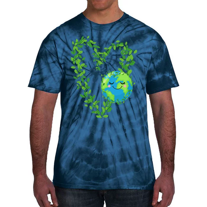 Earth Day 2024 Heart Earth Day Love Tie-Dye T-Shirt