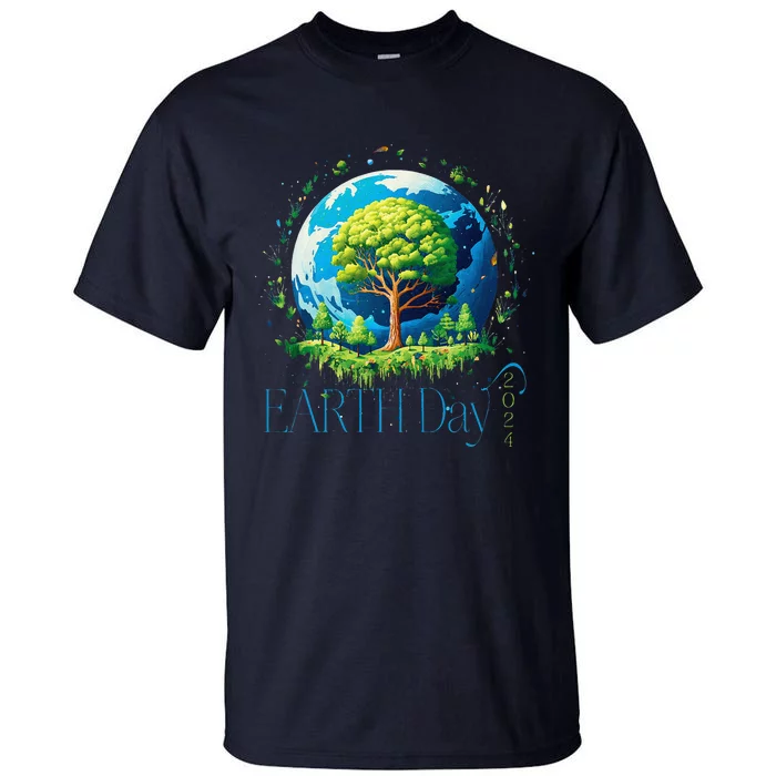 Earth Day 2024 Environmental International Awareness Tall T-Shirt