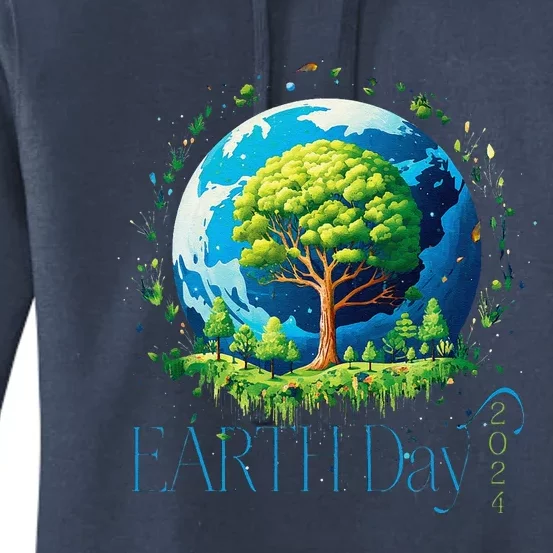 Earth Day 2024 Environmental International Awareness Women's Pullover Hoodie