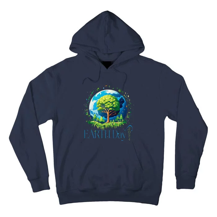 Earth Day 2024 Environmental International Awareness Tall Hoodie