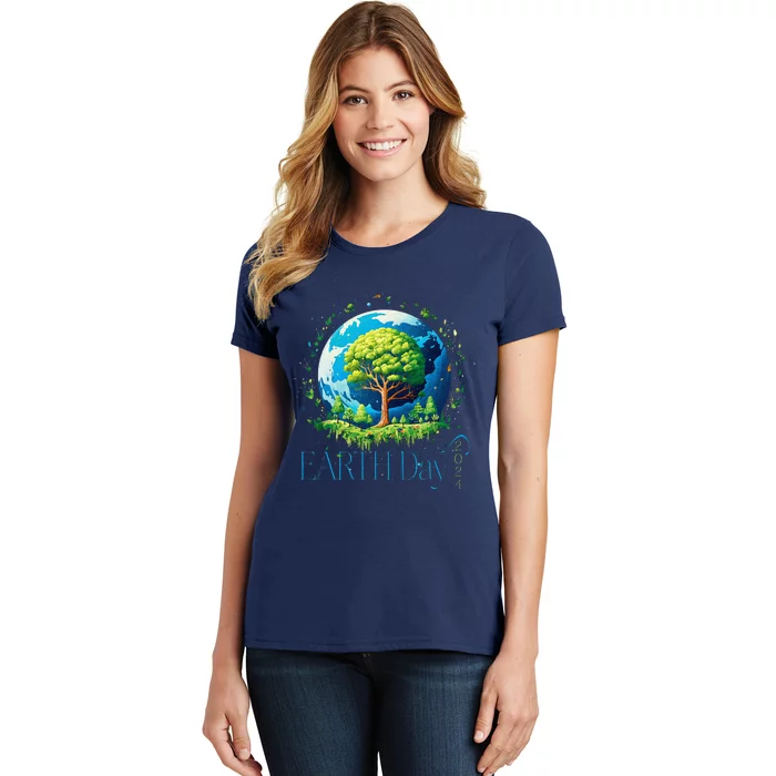 Earth Day 2024 Environmental International Awareness Women's T-Shirt