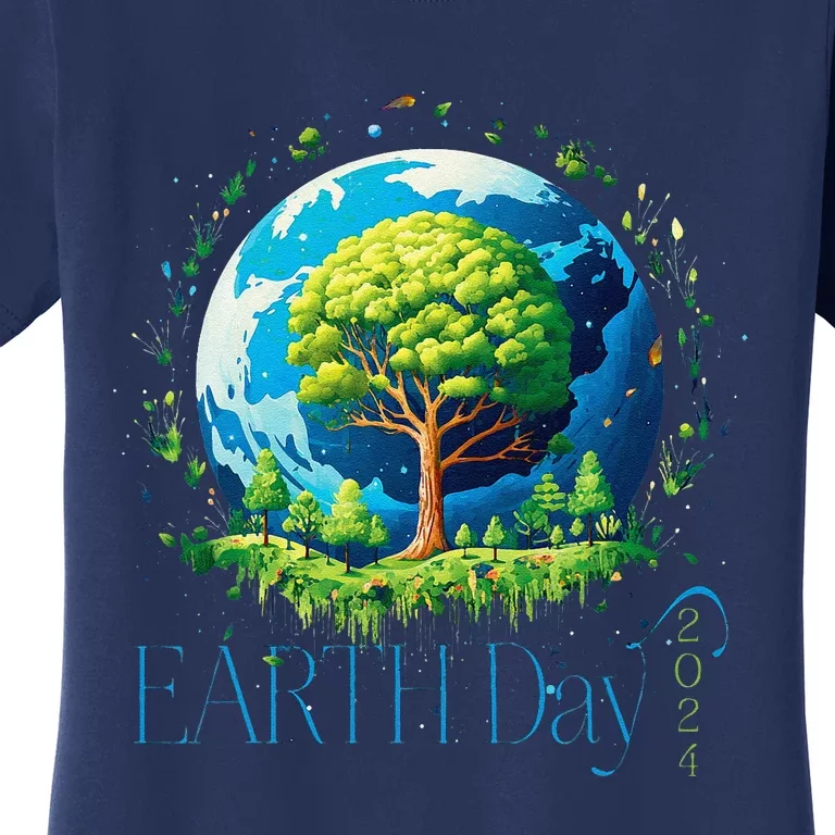 Earth Day 2024 Environmental International Awareness Women's T-Shirt