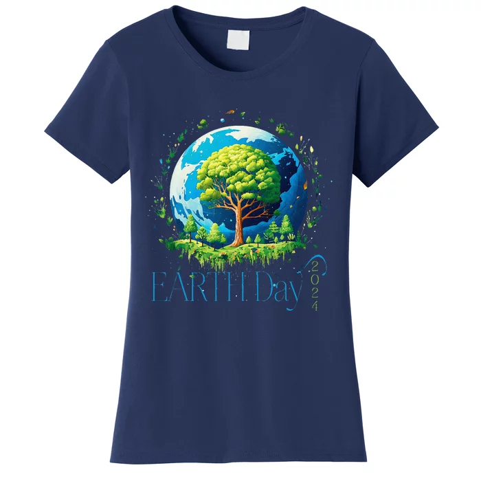 Earth Day 2024 Environmental International Awareness Women's T-Shirt