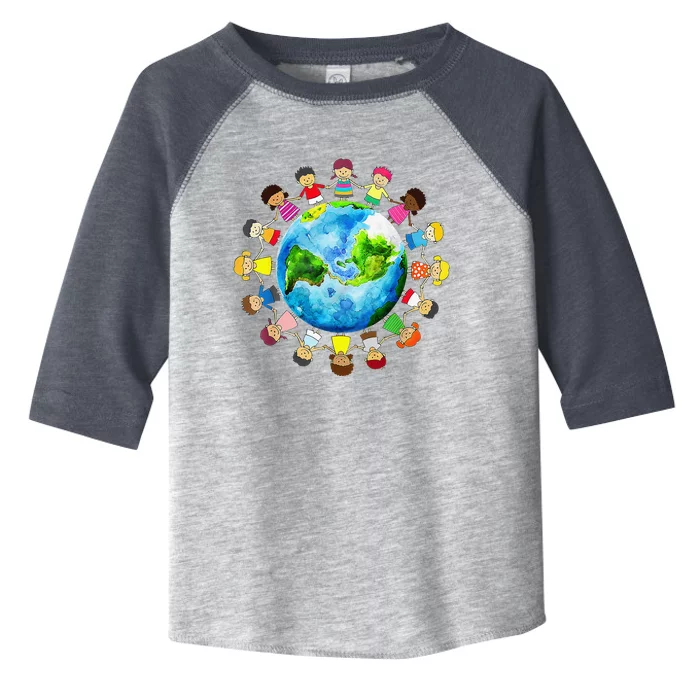 Earth Day 2024 Earth Day Teacher Toddler Fine Jersey T-Shirt