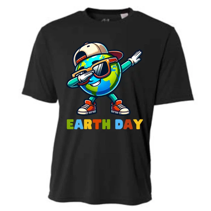 Earth Day 2024 Funny Earth Day Dab Cooling Performance Crew T-Shirt