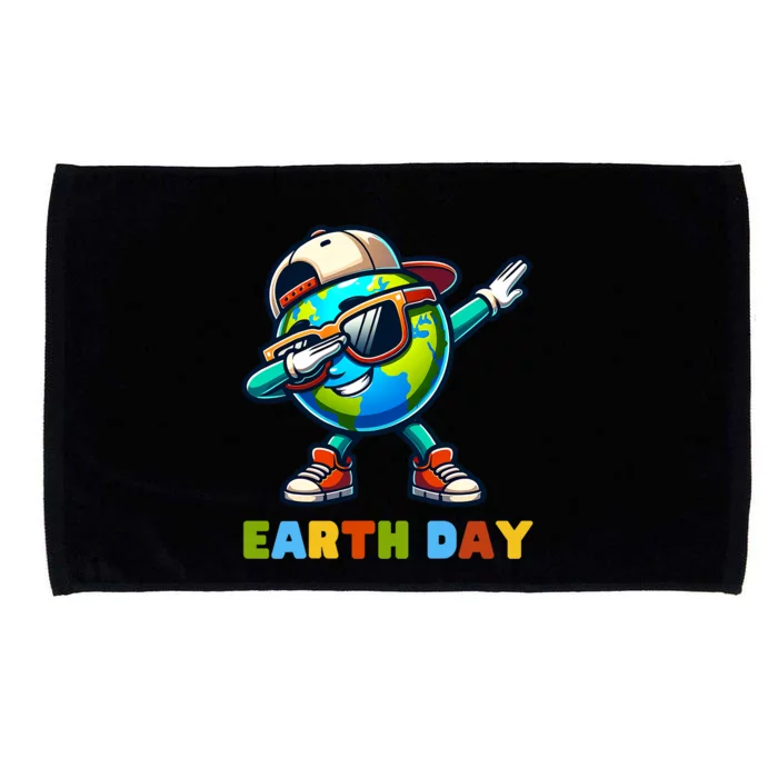 Earth Day 2024 Funny Earth Day Dab Microfiber Hand Towel