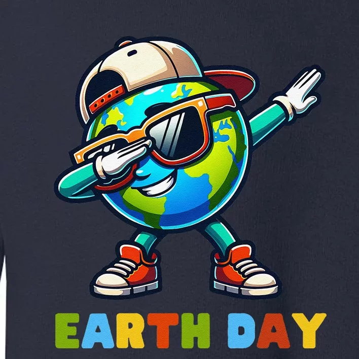 Earth Day 2024 Funny Earth Day Dabing Toddler Sweatshirt