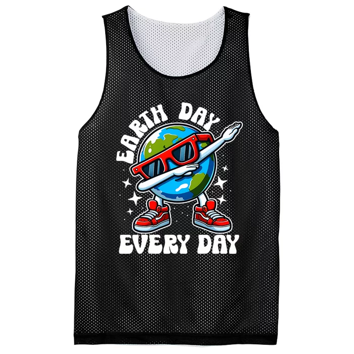 Earth Day 2024 Funny Earth Day Dab Mesh Reversible Basketball Jersey Tank