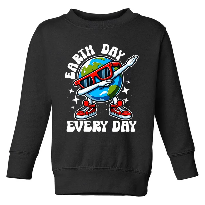 Earth Day 2024 Funny Earth Day Dab Toddler Sweatshirt