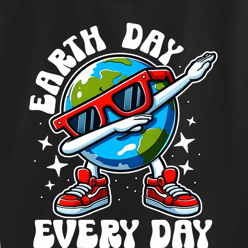 Earth Day 2024 Funny Earth Day Dab Kids Sweatshirt