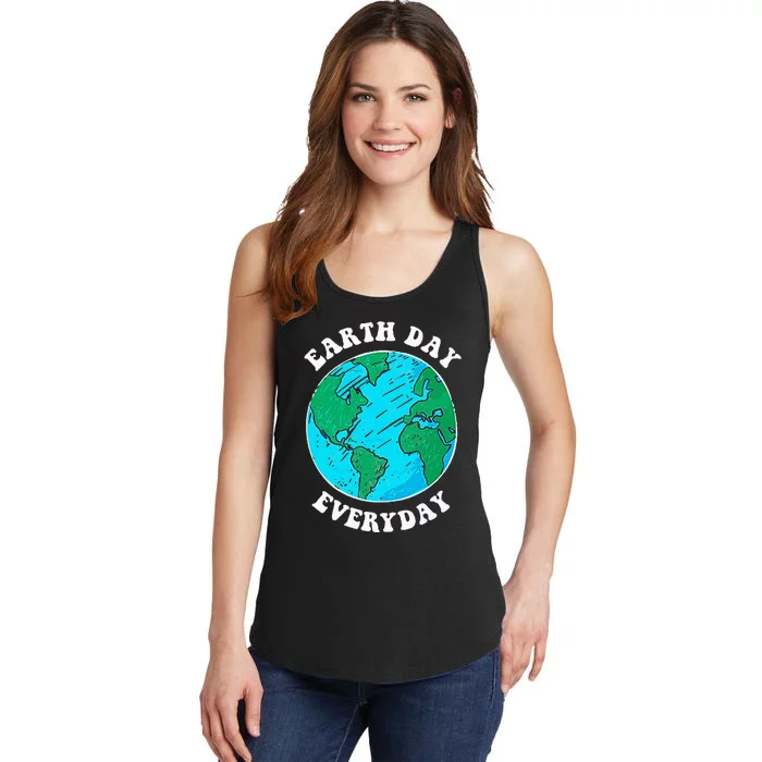 Earth Day 2023 Pocket Design Earth Day Everyday Ladies Essential Tank