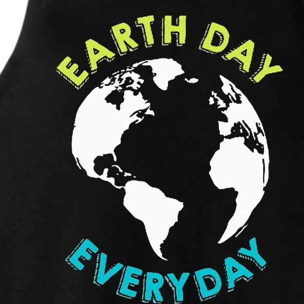 Earth Day 2023 Pocket Design Earth Day Everyday Ladies Tri-Blend Wicking Tank