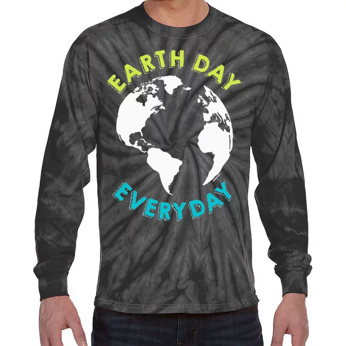 Earth Day 2023 Pocket Design Earth Day Everyday Tie-Dye Long Sleeve Shirt