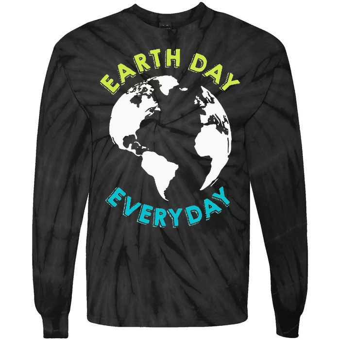 Earth Day 2023 Pocket Design Earth Day Everyday Tie-Dye Long Sleeve Shirt