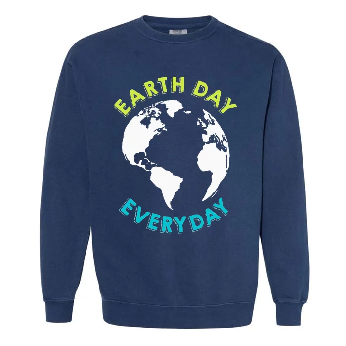 Earth Day 2023 Pocket Design Earth Day Everyday Garment-Dyed Sweatshirt