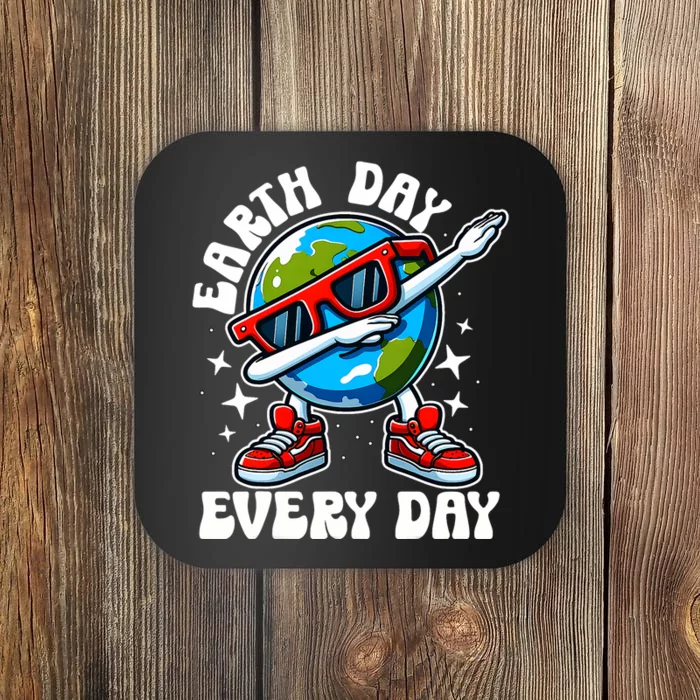 Earth Day 2024 Funny Earth Day Girl Boy Dab Coaster