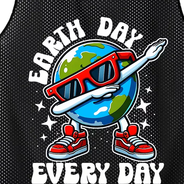 Earth Day 2024 Funny Earth Day Girl Boy Dab Mesh Reversible Basketball Jersey Tank