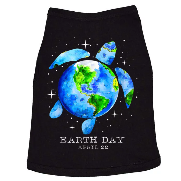 Earth Day 2024 Restore Earth Sea Turtle Art Save The Planet Doggie Tank