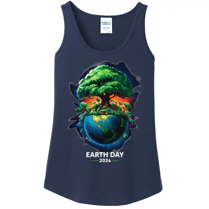 Earth Day 2024 Environmental International Awareness Ladies Essential Tank