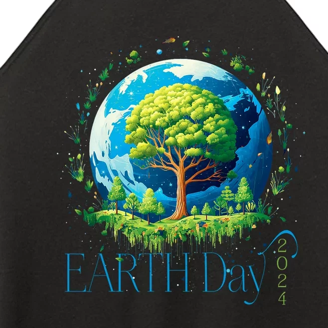 Earth Day 2024 Environmental International Awareness Women’s Perfect Tri Rocker Tank