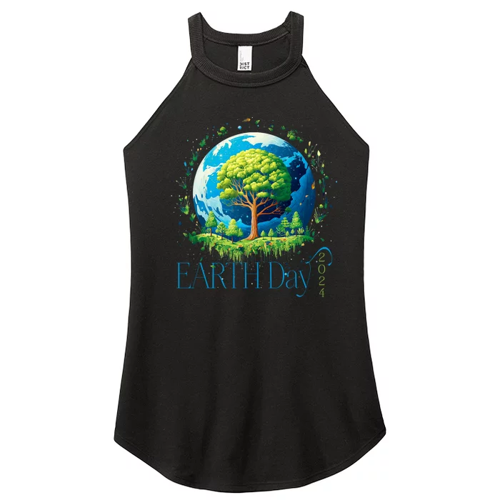 Earth Day 2024 Environmental International Awareness Women’s Perfect Tri Rocker Tank