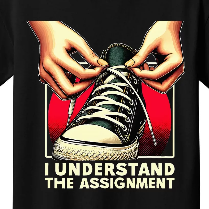 Election Day 2024 I Understand The Assignment Kamala Harris Kids T-Shirt