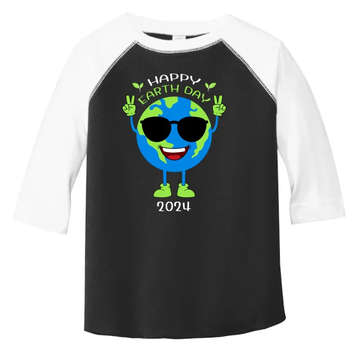 Earth Day 2024 Funny Earth Day Birthday Girl Toddler Fine Jersey T-Shirt