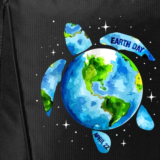 Earth Day 2024 Restore Earth Sea Turtle Art Save The Planet City Backpack