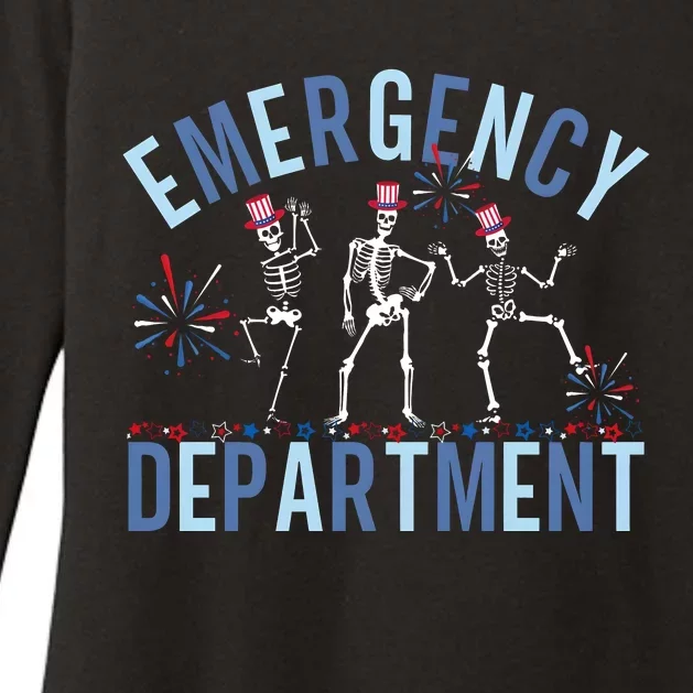 Emergency Department 4th July Er Nurse Womens CVC Long Sleeve Shirt