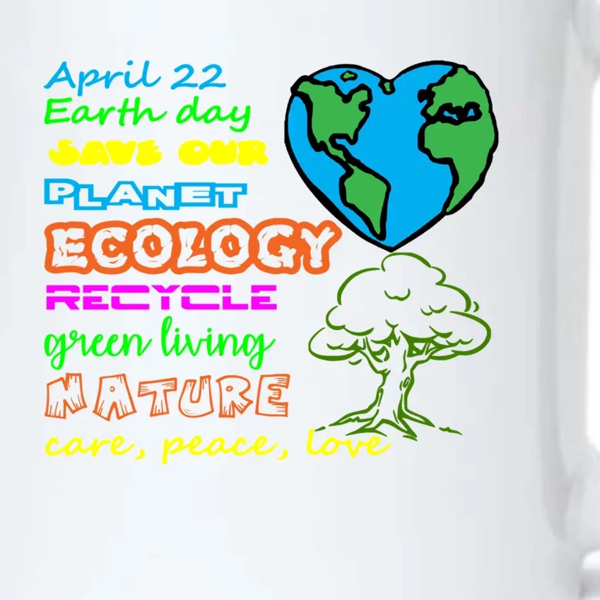 Earth Day 50th Anniversary 2020 Climate Change Cute Gift Black Color Changing Mug