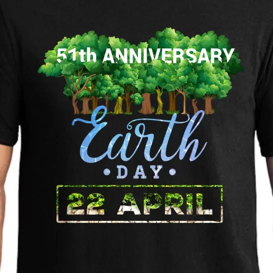 Earth Day 51th Anniversary Gift Keep It Green Gift Save The Planet Great Gift Pajama Set