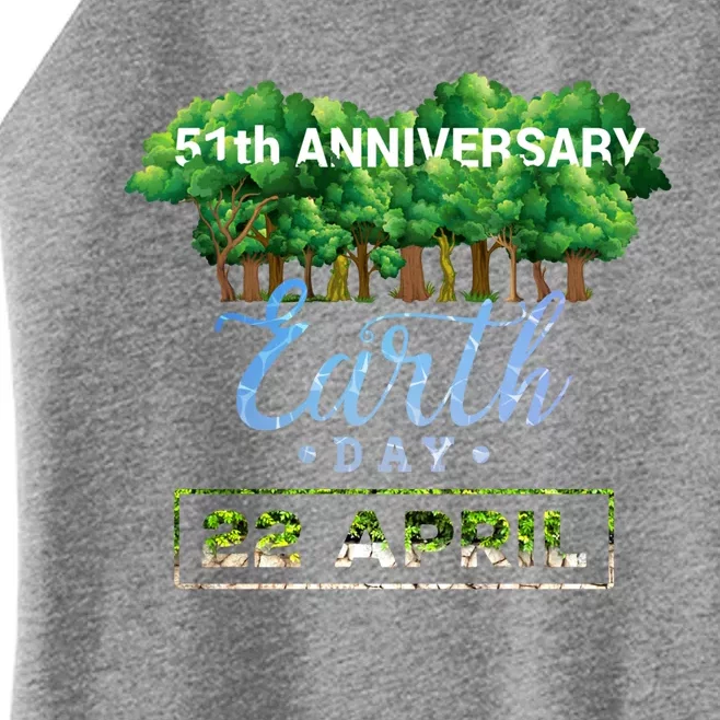 Earth Day 51th Anniversary Gift Keep It Green Gift Save The Planet Great Gift Women’s Perfect Tri Rocker Tank