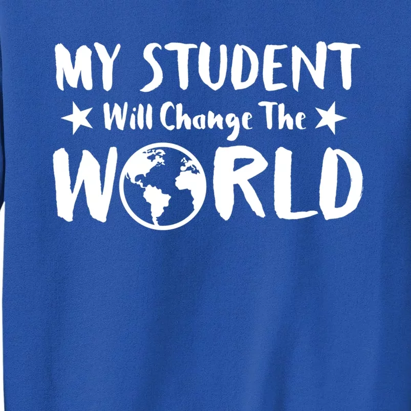 Earth Day 51th Anniversary Student Change World Teacher Gift Sweatshirt