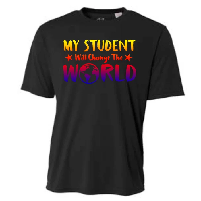 Earth Day 51th Anniversary Student Change World Teacher Gift Cooling Performance Crew T-Shirt