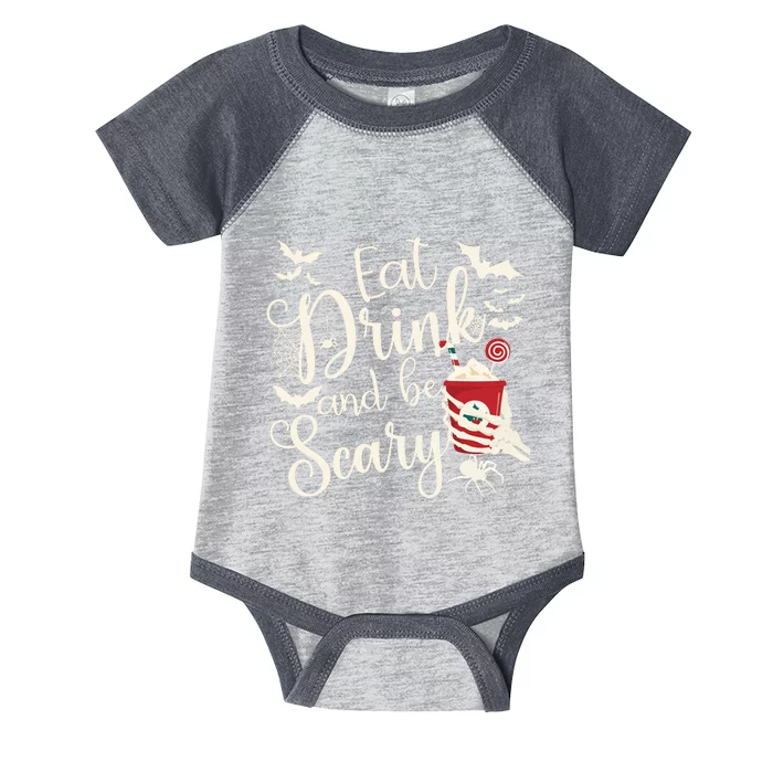 Eat Drink And Be Scary Christmas Holiday Goth Christmas Infant Baby Jersey Bodysuit