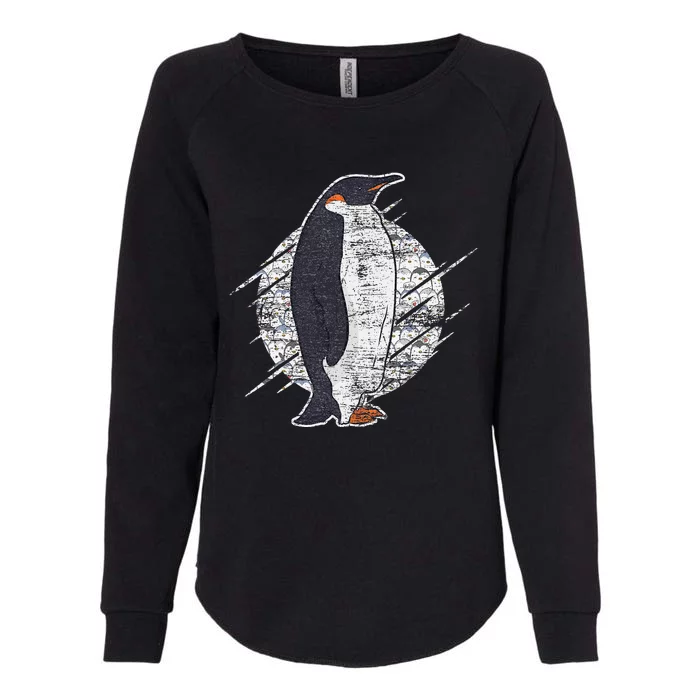 Earth Day Antarctic Animals Zoo Penguin Womens California Wash Sweatshirt