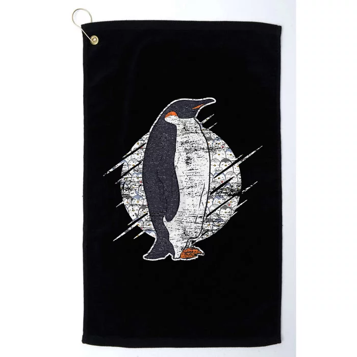 Earth Day Antarctic Animals Zoo Penguin Platinum Collection Golf Towel