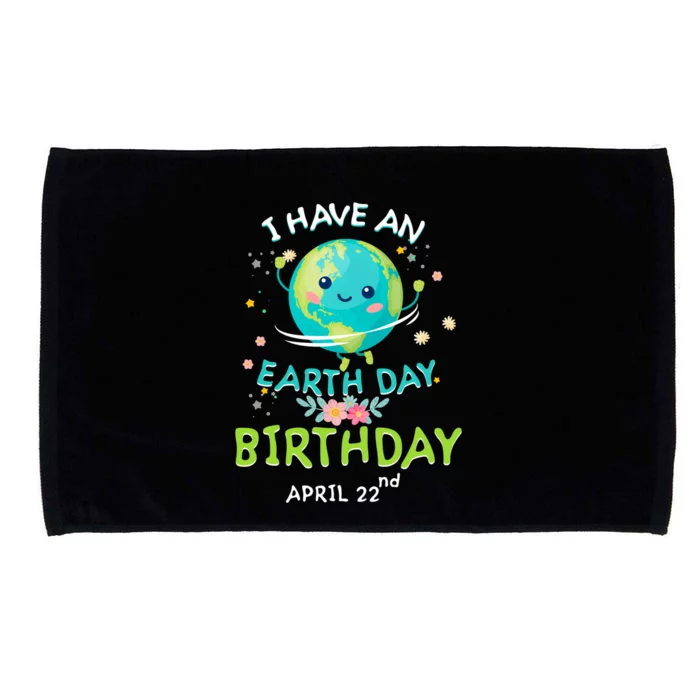 Earth Day April 22nd Green Birthday Gift Microfiber Hand Towel