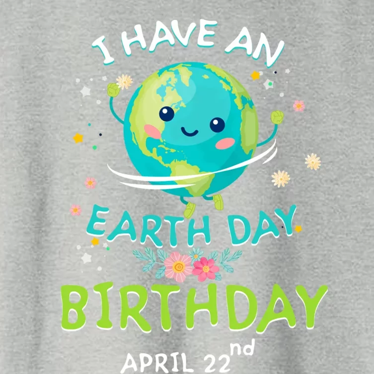 Earth Day April 22nd Green Birthday Gift Women's Crop Top Tee