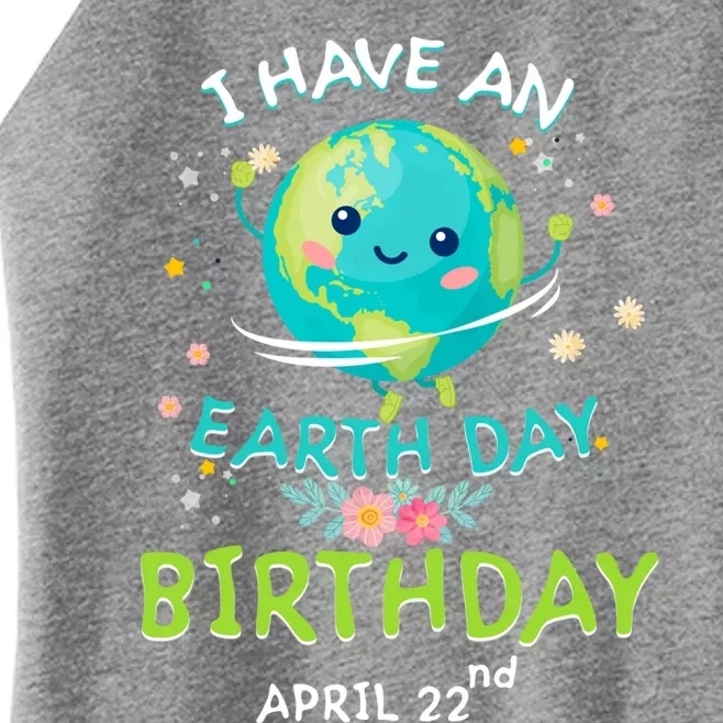 Earth Day April 22nd Green Birthday Gift Women’s Perfect Tri Rocker Tank