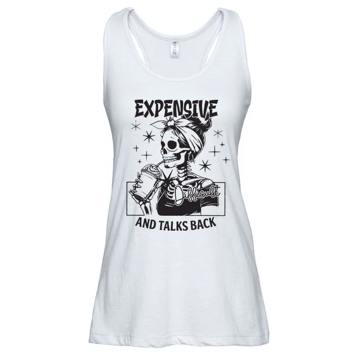 Expensive Difficult And Talks Back Ladies Essential Flowy Tank