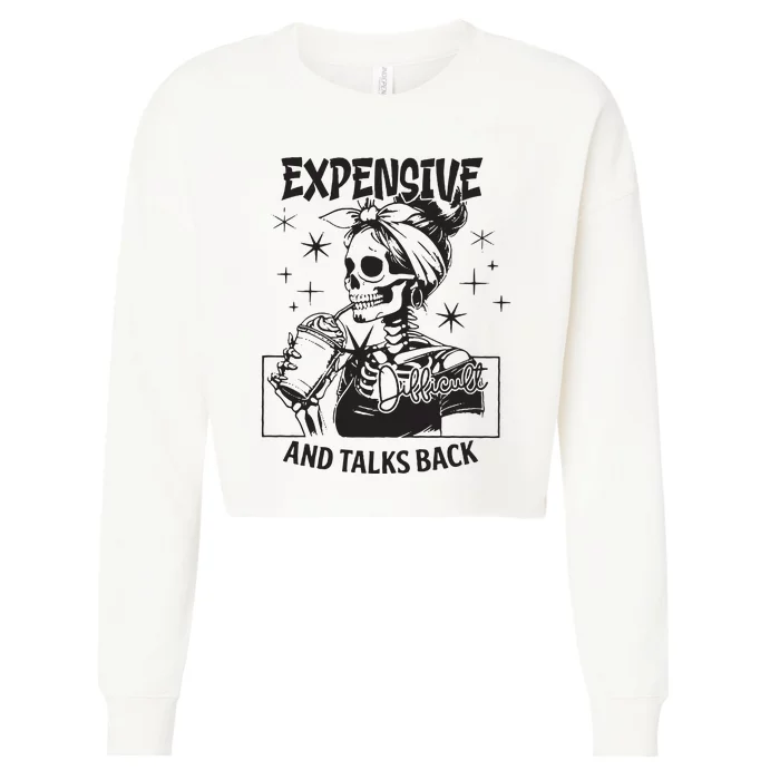 Expensive Difficult And Talks Back Cropped Pullover Crew