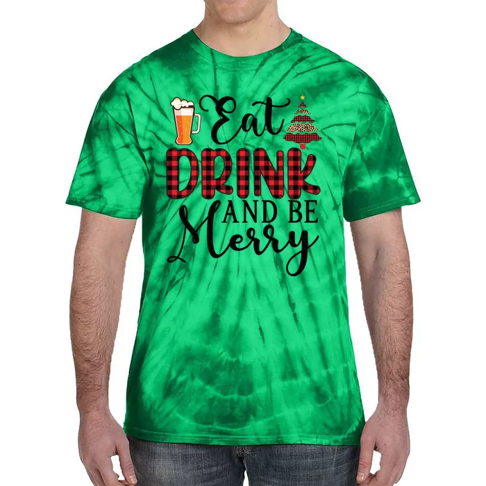 Eat Drink And Be Merry Tie-Dye T-Shirt