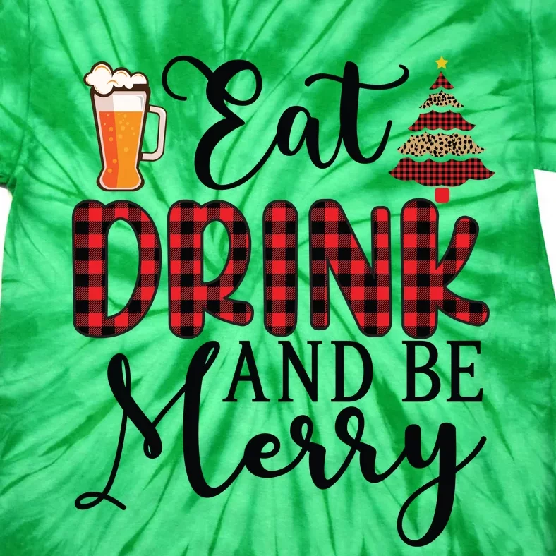 Eat Drink And Be Merry Tie-Dye T-Shirt