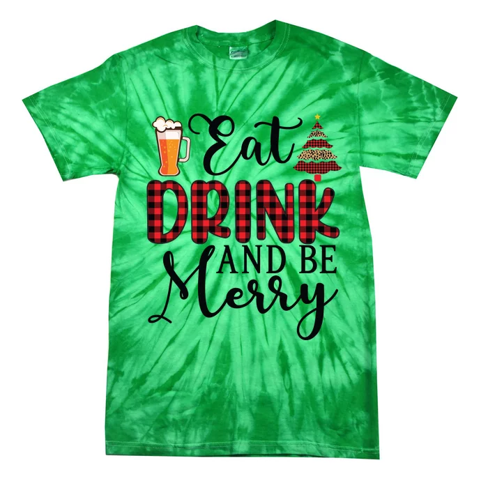 Eat Drink And Be Merry Tie-Dye T-Shirt